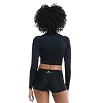 Body Glove Womens Let It Be Long Sleeve Crop Top Rashguard with UPF 50+Rash Guard Shirt - Image 3