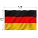 Anley Fly Breeze 3x5 Foot Germany Flag - Vivid Color and Fade proof - Canvas Header and Double Stitched - German Flags Polyester with Brass Grommets 3 X 5 Ft