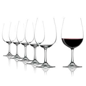 Stölzle Lausitz Rotweingläser Weinland 6er-Set 450 ml – Hochwertige Weingläser ideal für Bordeaux – Eleganter Rotweinkelch aus Kristallglas für maximale Aromaentfaltung – Spülmaschinen- & Stoßfest