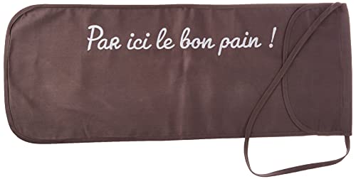 Suave interior, Bolsa de pan (28 x 70 cm) Cuistot Antracita, Algodón liso...