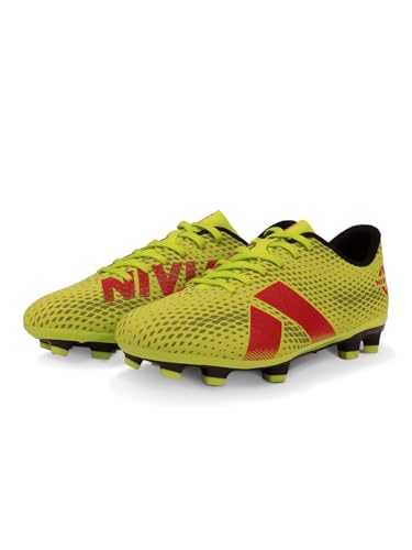 Image of Nivia Bezel Football Studs for Men, High Shear Dual Color TPU Sole, TPU Fusion with 3D Texture Upper, Designed for Soft & Hard Natural Grass