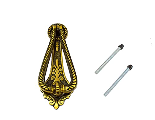Wigano Brass Door Knocker For Home Decor, Offices Or Gifting (6.75"X2.5" Inch,Brown) #TOP1