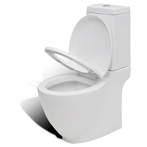 INLIFE Stand-WC & Bidet Set Weiß Keramik,63,8 KG,270059 – Bild 5