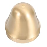 Matériau durable : fabriqué en laiton robuste, cette cloche est résistante à la casse, à la déformation ou à la décoloration, garantissant une utilisation durable, cloches artisanales, cloche à vent