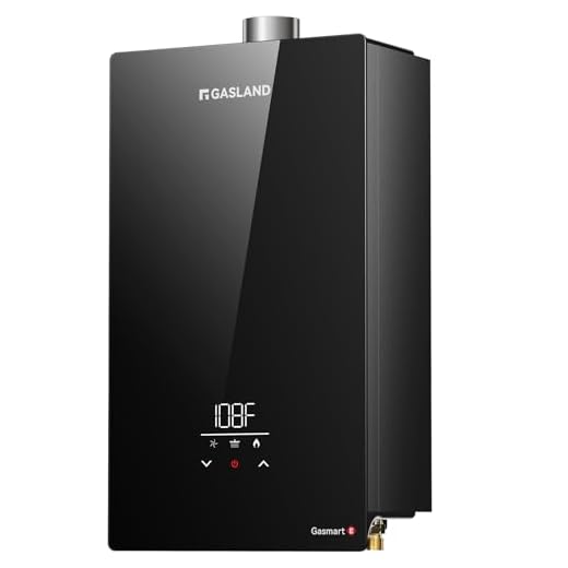 GASLAND Gasmart E 199,000 BTU Tankless Water Heater, Up to 7.6 GPM, CSA Certified Whole House Natural Gas Indoor Installation Residential On-demand Instant Hot Water Heater, CE686NG