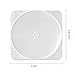 Maxtek Super Slim 3.8mm Clear DVD Case, Space-Saving, Durable, Compact CD, DVD Blu-ray Disc Storage (10)