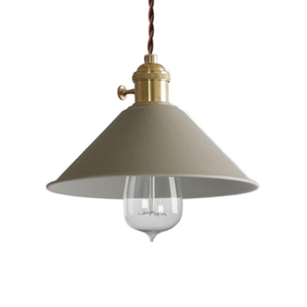 Żyrandol w kolorze cukierków retro industrialny 1 lampa wisząca kreatywny nowoczesny regulowany jadalnia styl rustykalny (khaki)