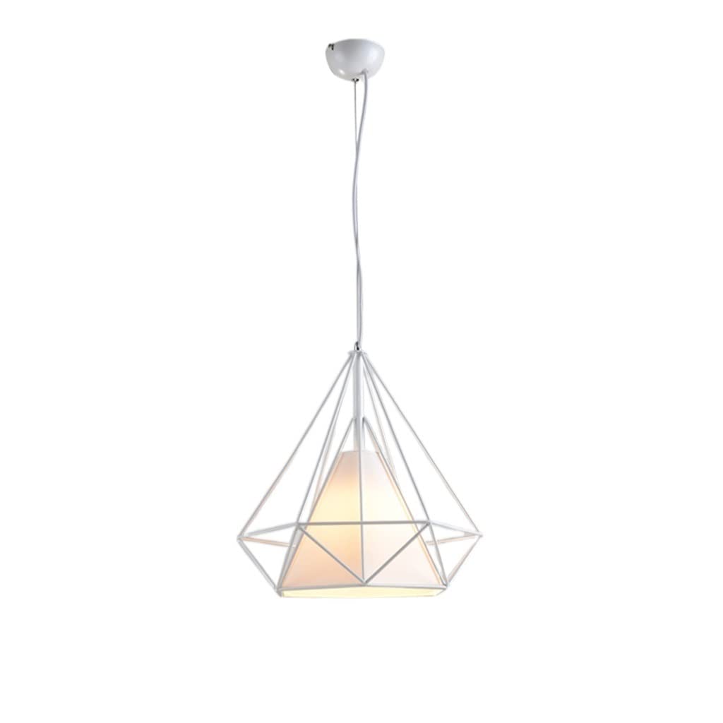 Lustre cage oiseau rétro industriel et luminaire suspension loft géométrique