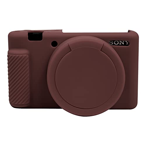 Funda protectora Easy Hood para cámara Sony ZV-1 café miniatura 1