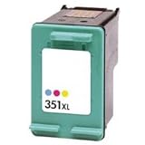  HP N°351XL Cartouche Compatible - Cyan/Magenta/Jaune
