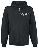 Queen Blason Vintage Homme Sweat-Shirt zippé à Capuche Noir L
