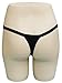 Zofirao 5 Pack Women's Black White Red Panties Cotton Spandex Thongs Underwear G-strings (XL, Black)