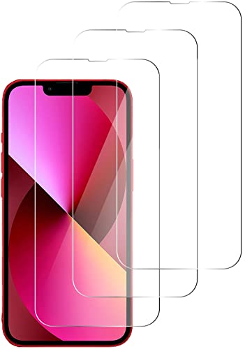 QUITECO Panzer Schutz Glas für iPhone 13 / iPhone 13 Pro [3 Stück] Schutzfolie Glas Display Panzerfolie Schutzglas