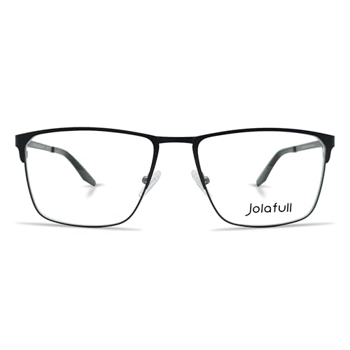 Image of JF1803 Optical Frames Square Designer Prescription Glasses for Men 58 mm