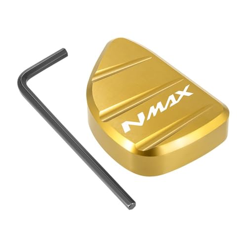 Béquille NMAX 155 stable sur sol meuble grâce à cette extension de plaque de support