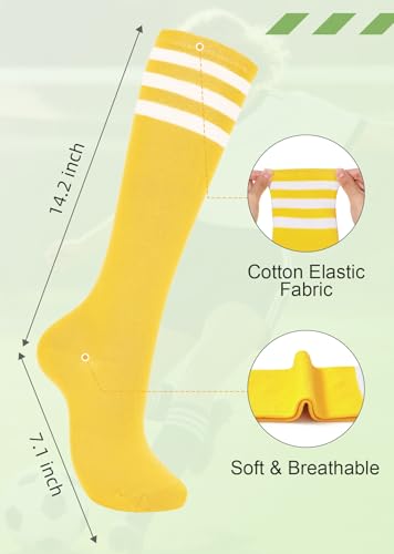 American Trends Women Softball Socks Knee High Tube Socks Long Baseball Soccer Socks for Youth Girls4