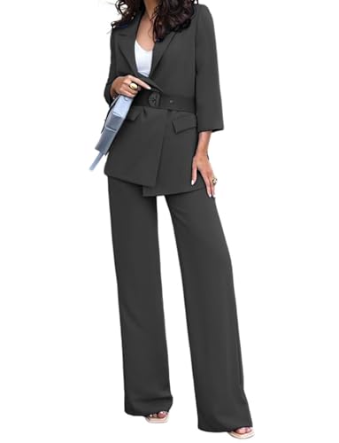 Costume femme 2 pièces fluide et confortable parfait pour le travail et les sorties