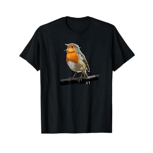 regalo de pájaros cantores de observación del petirrojo Camiseta