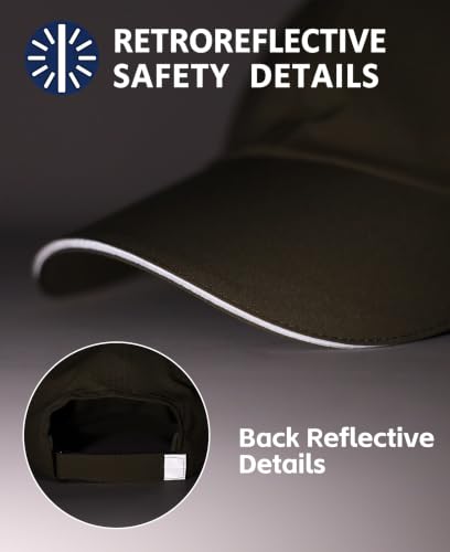 Image of Home Prefer Reflective Water Repellent Quick Dry Airy UPF50+ Sun Hat for Men Women Outdoor Sports Baseball Caps Unisex