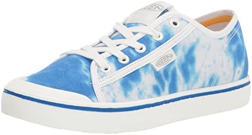 KEEN Women's Elsa Lite Casual Trainer Sneaker, Blue/White, 7