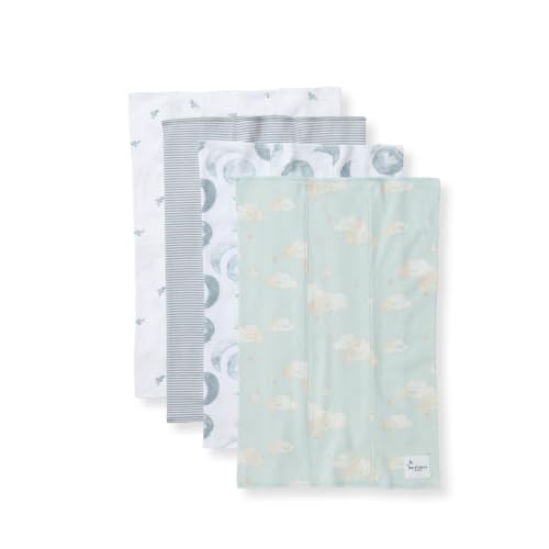 Burt's Bees Baby 100% Organic Cotton Burp Cloths, 17x11.75 inches