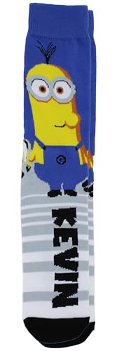 Hyp Despicable Me Minions Men's Casual Crew Socks, 6-Pack, Size 8-122