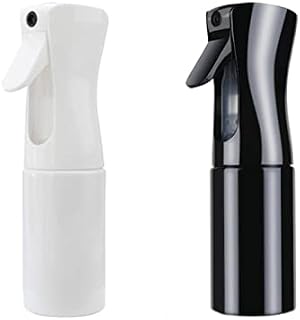 HuaaxtLang 2 Pcs Hair Spray Bottles 200ML Fine Mist Spray Bottles Refillable Plastic High Pressure Spray Bottles for Hair, Plants, Cleaning