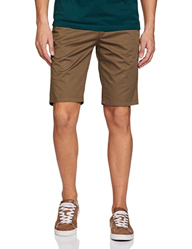 Image of Spykar Mens Cotton Olive Solid Trousers