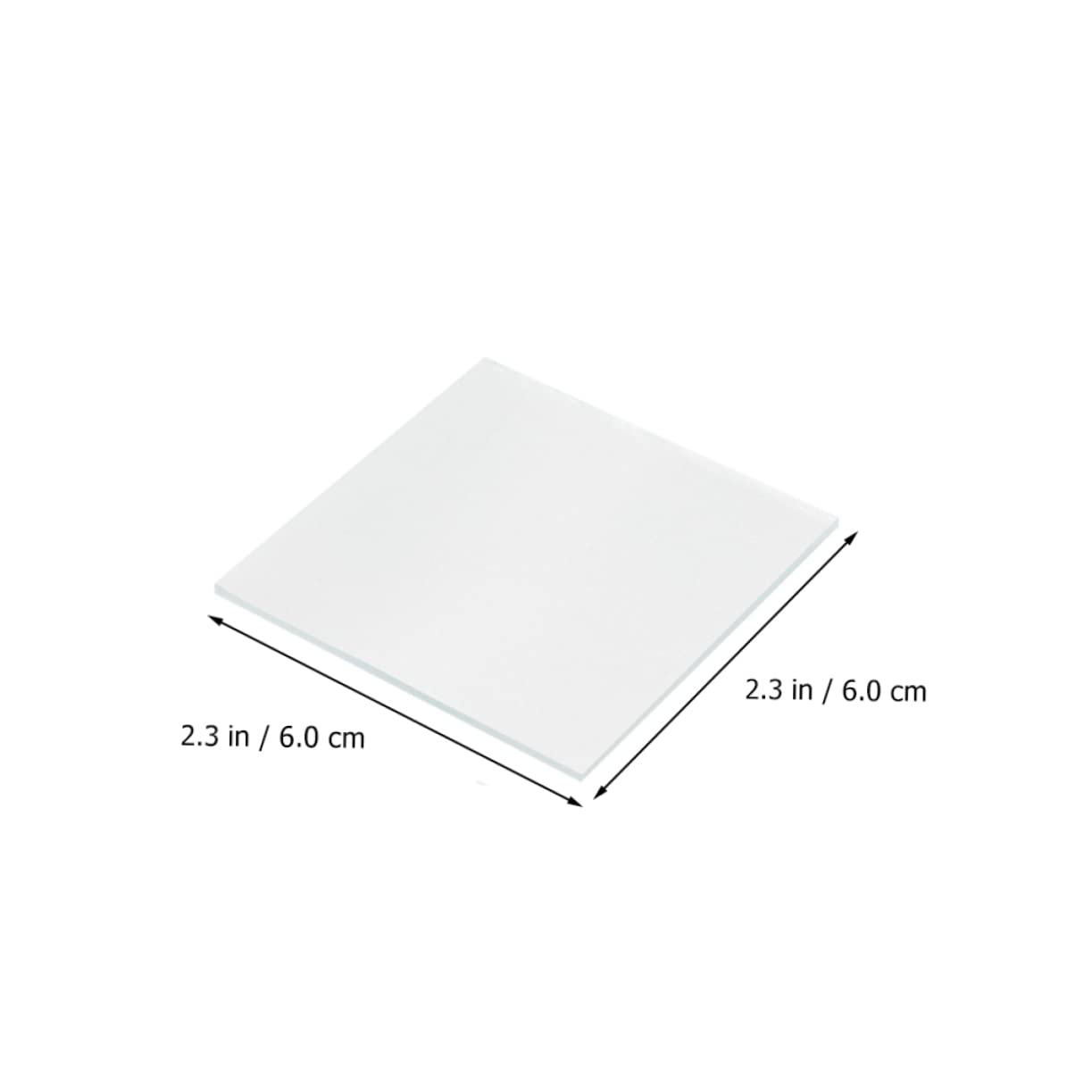 12pcs Frosted Gas Cylinder Glass Sheets Premium Sealing Plates for Chemistry Lab Experiments Easy to Use for Gas Collecting Bottles Professional Scientific Supplies
