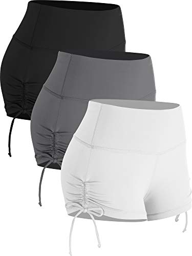CADMUS Athletic Booty Shorts for Women 3 Pack High Waisted Workou...