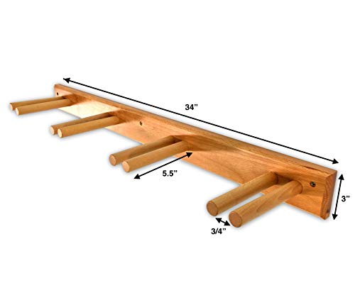 Timber Wood Ski Rack
