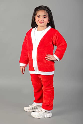 Image of AHHAAAA Kids Santa Claus Costume Christmas Dress for Girls and Boys