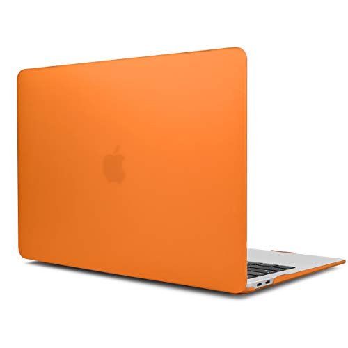 TwoL 旧型 MacBook Pro 13 インチ ケース 2009-2012発売, マックブック プロ 13.3 CD-ROM付き PC 保護シェルカバー 超薄型 軽量 耐衝撃 排気口付き ハードケース , オレンジ