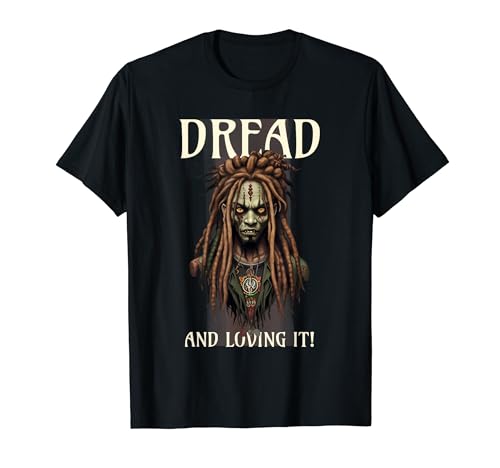 ¡Temor y amarlo! Dreadlock Loc'd Zombie Camiseta