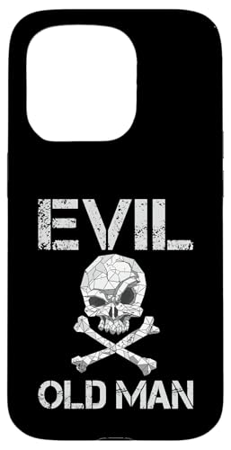 Evil old man Der bose Alte Mann Totenkopf �X�}�z�P�[�X iPhone 15 Pro �p