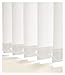 Price comparison product image SOMERTON PLAIN WHITE MADE TO MEASURE VERTICAL BLIND REPLACEMENT SLATS 89mm (3.5") WIDE FREE WEIGHTS & CHAIN INCLUDED