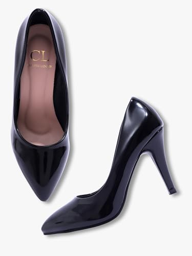 Image of Carlton London Women Comfortable Cone Heel Pointed Toe Slip On Fashion Shoes for Daily use, Office use, Casual use