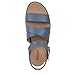 Dr. Scholl's Shoes Womens Timeless Life Flat Sandal Blue Horizon Smooth 8 M
