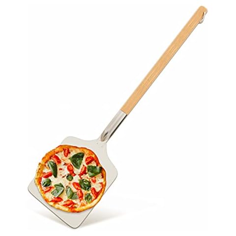 Pala de Aluminio para Pizza con Mango de Madera Cover