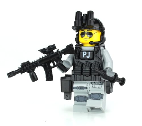 Battle Brick 1.6 Inches Tall US Air Force PJ Pararescue Commando Soldier Custom Minifigure | Accessories Made in The USA | Genuine Military Minifig | Great Gift for Ages 10+ to Adult AFOL