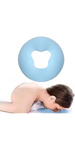OULIGET Silicone Face Massage Pillow,SPA Beauty Face Relax Headrest,Salon Skin Care Soft Overlay ...
