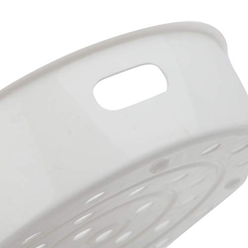 Chictry Plastic Steaming Rack Stand Food Grade Steamer Steam Basket Kitchen Cookware For Rice Cooker And Warmer Ivory A 3L #TOP4