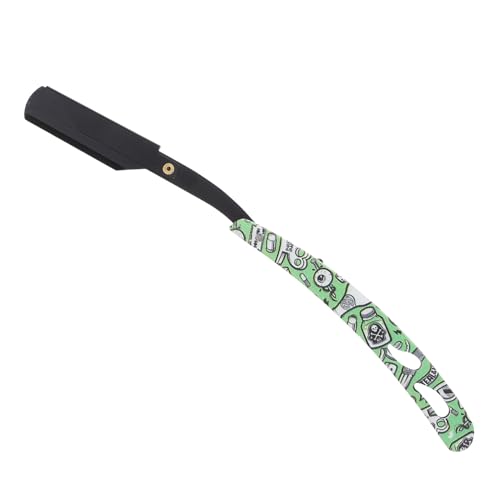WRITWAA Broche Del Pelo Maquinillas De Afeitar Maquinilla De Afeitar Para Cortar El Pelo De Afeitar Para Hombres Cuchilla De Afeitar Acero Inoxidable Green