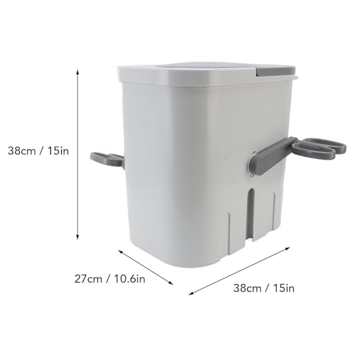 ciciglow Handmatige Kleding Wasmachine, Niet-elektrische Draagbare Roterende Wasmachine, Compacte Handcrank Roterende Wasmachine voor Slaapzaal Appartement - Afbeelding 4