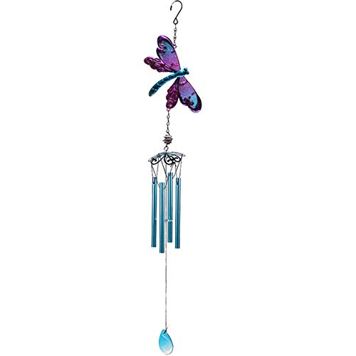 Liuqingwind 2347831-LIUQINGWIND Wind Chime Colorful Dragonfly Pendant Bell Tube Wind Chimes Indoor Outdoor Garden Decor thumb #6