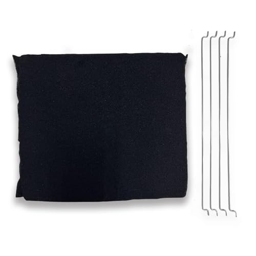DL SERVICE Filtro Carbone per Cappa Aspirante Rigenerabile e Antiodore,