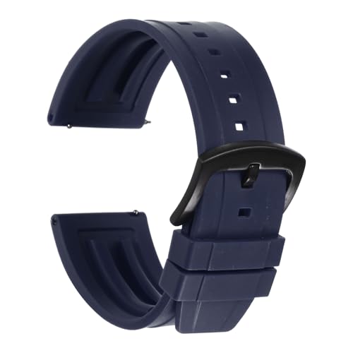 Correa de reloj de goma de 26 mm elástica ajustable liberación rápida