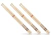 Woodies 5B Long Drumsticks 3-Pack – American Hickory Drum Sticks with Short Taper and Round Tips for Rock, Jazz, Practice, and Performance #1