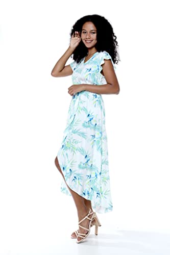 Image of Hawaii Hangover Family Matching Hawaiian Clothes, Orchid Breeze White | Family matching Hawaiian outfits, Orchid Breeze White, lightweight rayon, machine washable, tropical floral print, luaus
