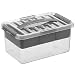 Produktbild Sunware Q-Line Multibox - 6 Liter + Einsatz - 300 x 200 x 140mm Grau